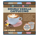 Double Donut Coffee vista frontal del empaque con 24 cápsulas y información clara