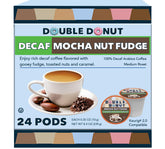 Double Donut frontal de caja mostrando 24 cápsulas y atractivo visual