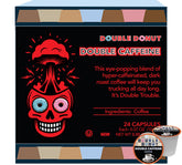 Double Donut frontal del paquete mostrando 24 cápsulas y beneficio práctico