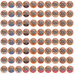 Double Donut Coffee pack frontal mostrando 80 cápsulas y variedad