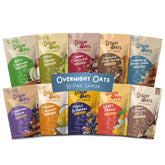 Dozy Oats frente del empaque mostrando variedad y portabilidad