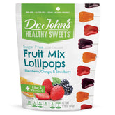 Dr. John's paletas frente del paquete mostrando diseño y conveniencia