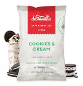 Dr. Smoothie bolsa frontal Cookies and Cream mostrando empaque y porciones