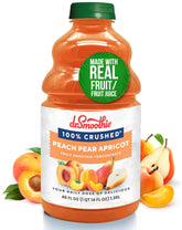 Dr. Smoothie botella frontal 46oz mostrando botella clara y práctico en cocina