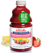 Dr. Smoothie botella frontal 46oz que muestra packaging y beneficio de porciones