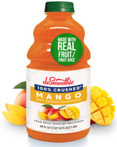 Dr. Smoothie frasco frontal mango mostrando envase y tamaño práctico