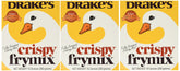 Drake's caja frontal mostrando diseño y peso, facilita identificación rápida
