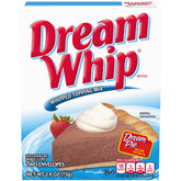 Dream Whip frente del empaque mostrando cantidad y presentación práctica
