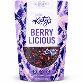 DRINK KATY'S paquete frontal mostrando mezcla de frutos y beneficio de frescura