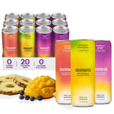 Drink Your Meditation lata frontal mostrando diseño y beneficios claros