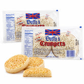 Duffy's empaque frontal mostrando el pack doble y cantidad total