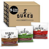 DUKE'S paquete frontal mostrando variedad y conveniencia del surtido