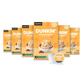 Dunkin' paquete frontal mostrando 60 cápsulas y diseño atractivo para almacenamiento