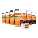 Dunkin' caja frontal 60 cápsulas mostrando conveniencia y sabor