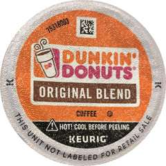 Dunkin' envase frontal de 20 cápsulas mostrando el producto y conveniencia