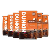 Dunkin' frente del empaque mostrando pack de seis bolsas y beneficio de almacenamiento