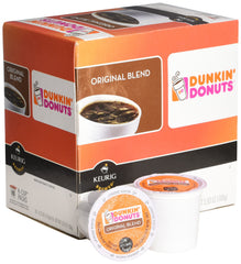 Dunkin' vista lateral del envase para almacenamiento fácil
