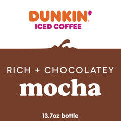 Dunkin' primer plano de la textura cremosa sugerente y apetecible