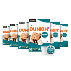 Dunkin' frontal de la caja S’mores mostrando el empaque y conveniencia