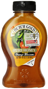 Dutch Gold frente del tarro mostrando etiqueta clara y tamaño 16 oz, práctico y reconocible