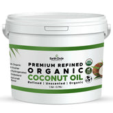 Earth Circle Organics envase frontal de 1 galón mostrando tamaño y etiqueta, práctico