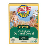 Earth's Best frente del paquete mostrando información y beneficio nutricional