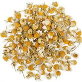 EarthWise Aromatics frente del empaque mostrando manzanilla orgánica y beneficio de pureza