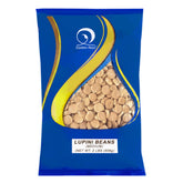 Eastern Feast paquete frontal de lupini medianos, información de 2 lb y beneficio de cantidad