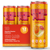 EBOOST frente de lata Naranja Mango mostrando diseño y beneficio energizante