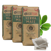 ECOTEAS envase frontal mostrando diseño y cantidad, conveniencia visible