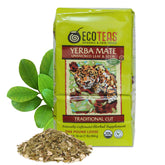ECOTEAS paquete frontal 1 lb mostrando marca y sello orgánico