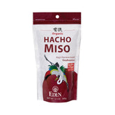 Eden Organic Hacho Miso frontal mostrando empaque resellable y autenticidad
