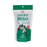 Eden Shiro Miso envase frontal mostrando marca y tamaño, auténtico y puro