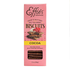 Effie's Homemade paquete frontal mostrando marca y beneficio gourmet