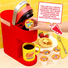 Eggo taza preparada con café de vainilla que ofrece sabor cremoso