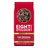 Eight O'Clock Coffee frente del empaque mostrando tamaño pack y beneficio de frescura