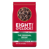Eight O'Clock Coffee paquete frontal 21 oz mostrando marca y beneficio sabor consistente