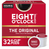 Eight O'Clock Coffee frente del empaque mostrando la marca y beneficio de conveniencia