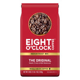 Eight O'Clock Coffee frente del empaque muestra marca y frescura