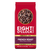Eight O'Clock Coffee vista frontal del paquete, presentación clara y atractiva