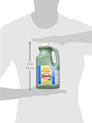 El Yucateco 68 oz comparado en mano para apreciar tamaño y ahorro