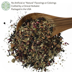 Elanen Naturals hojas sueltas en primer plano mostrando textura rica y natural