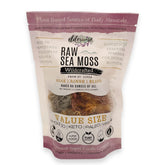 Elderwise Organics paquete frontal crudo y seco, muestra autenticidad y origen