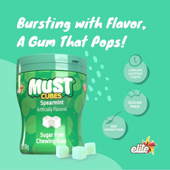 ELITE Must chicle en uso después de comer, frescura y conveniencia