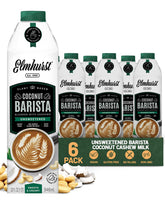 Elmhurst barista frente del envase mostrando diseño y beneficios