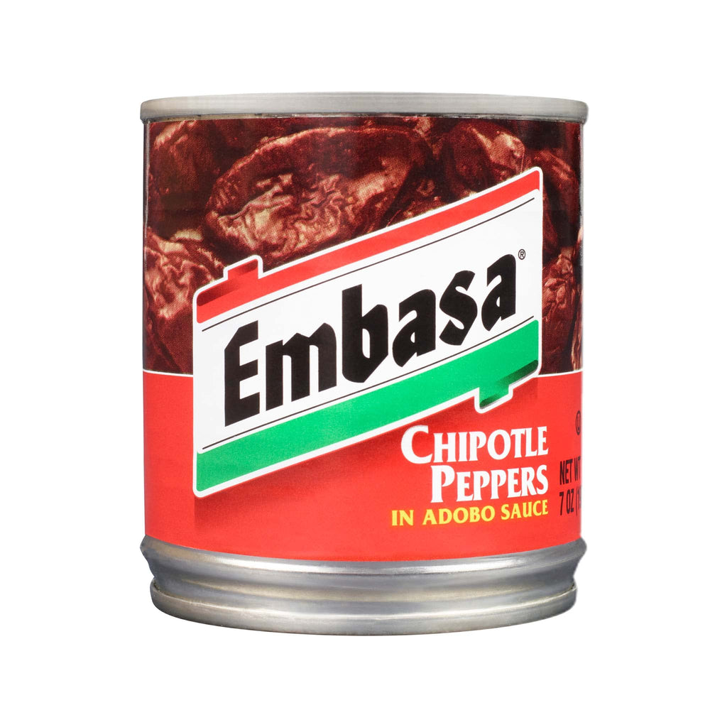 Embasa chipotle frente de lata, práctico para almacenar sabores