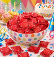 EMPORIUM CANDY caramelo envuelto individualmente mostrando higiene y conveniencia