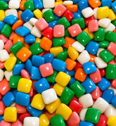 EMPORIUM CANDY paquete frontal de Mini Chiclet Gum mostrando variedad de colores y tamaño