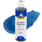 ENCO frasco Royal Blue vista frontal con color intenso y tapa dosificadora