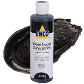 ENCO envase Super Black al frente, presentación 8.8 oz y diseño claro